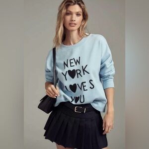 NWT! Maeve Rebecca Mayfield x
Anthropologie Graphic Sweatshirt